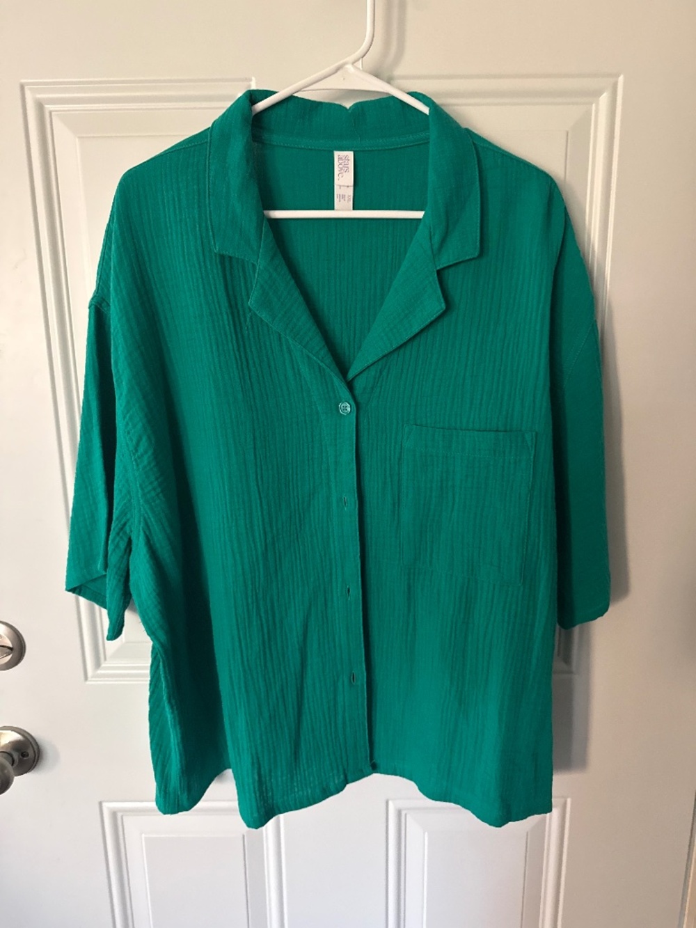 Womens Green Dress Shirt
